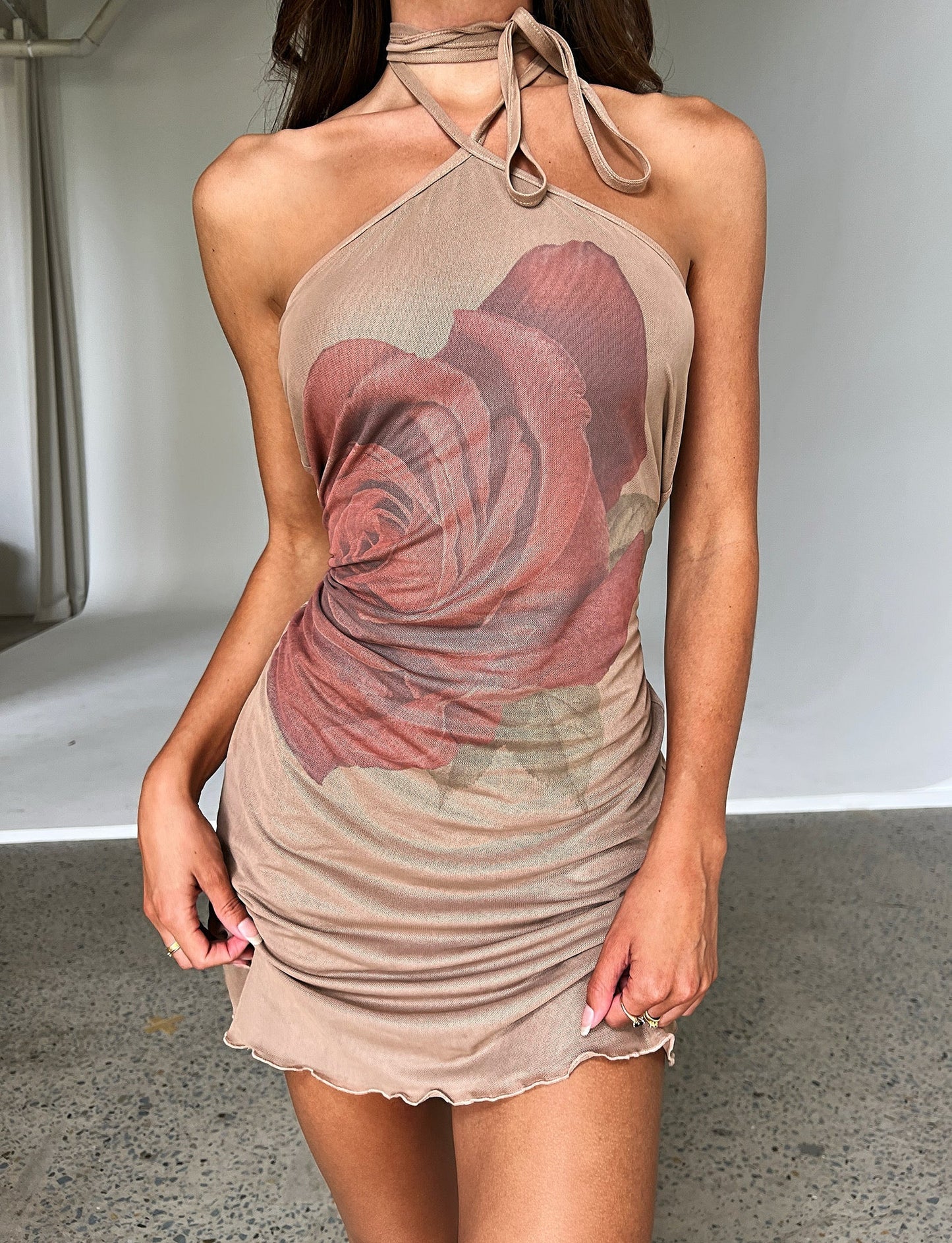 rose dress