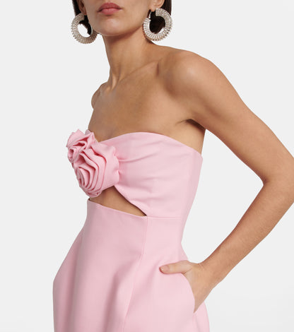 pink rosette dress
