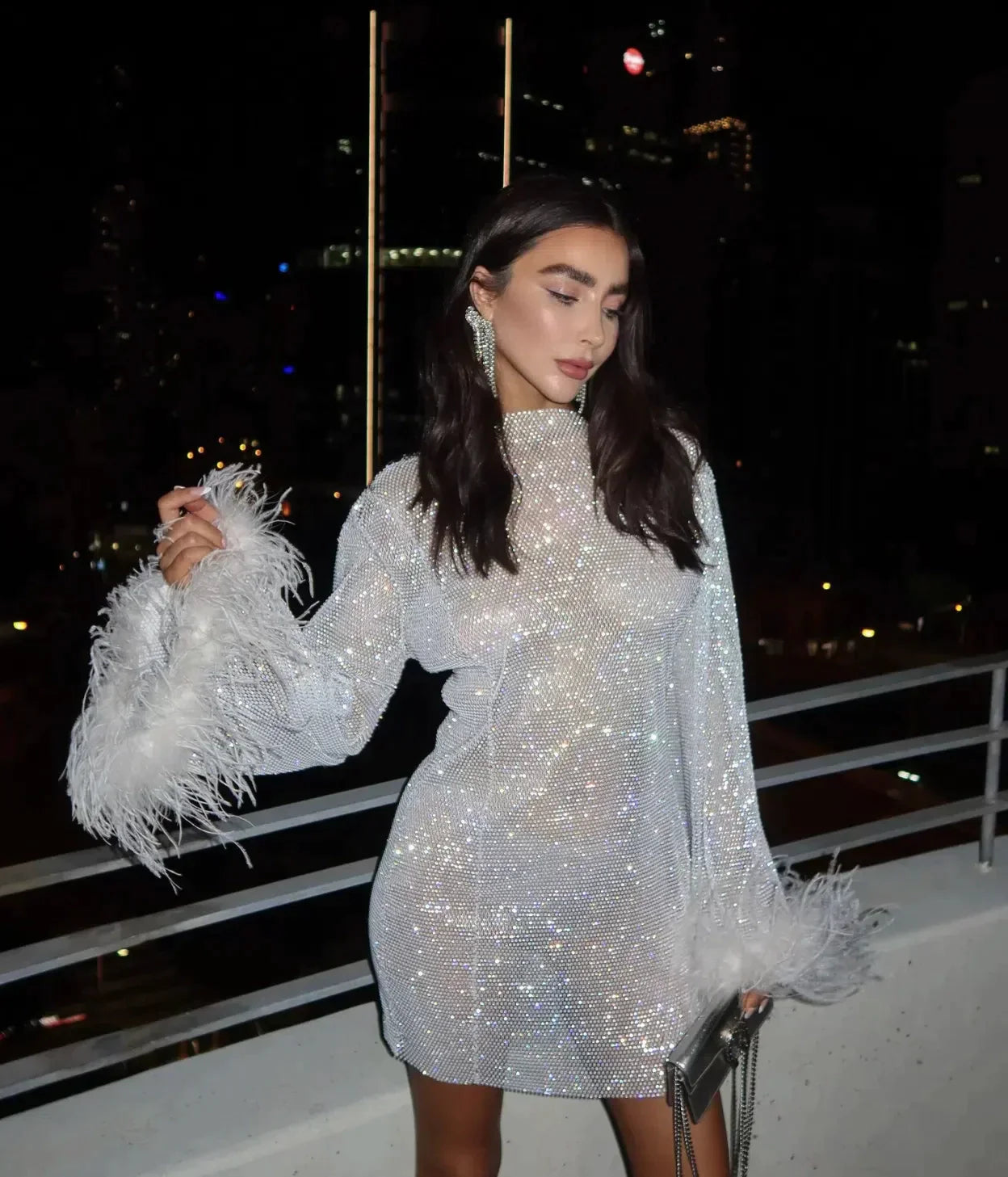 sexy see through dress